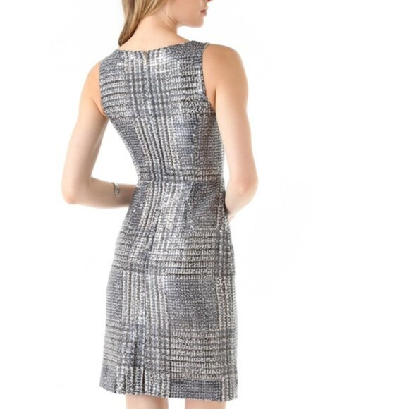 Tory Burch Bristol Sequin Black and White Mini Dress, 8 - Picture 3 of 6